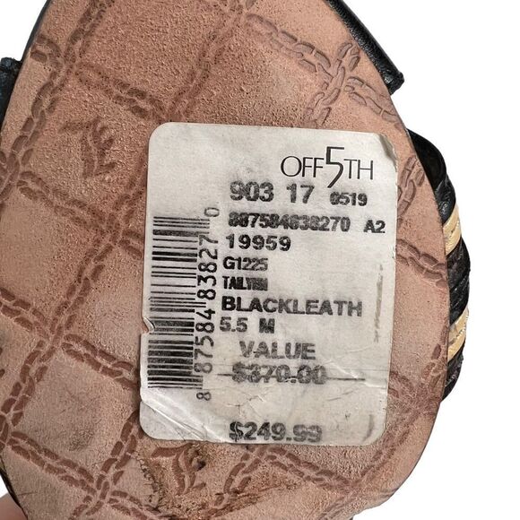 L.A.M.B. T-Strap Open Toe Stilettos Heels Size 5.5 NWT - Picture 5 of 9